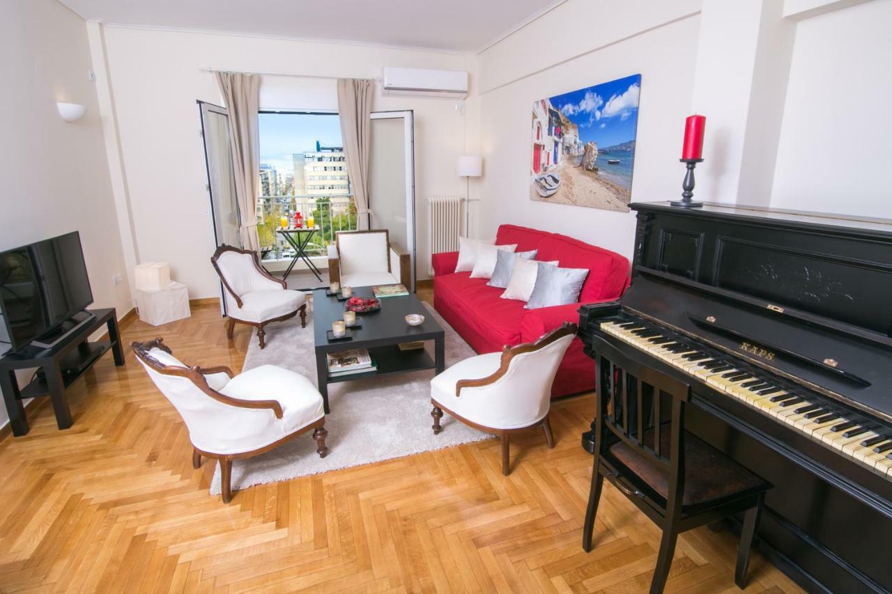 Apartament Magnificent Luxury Retrostyle Flat Acropolis View Ateny Zewnętrze zdjęcie